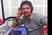 Dinesh Sir in Radio Studio.